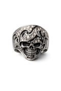 Phantom Skull Ring – Sterling Silver Gothic Statement Ring