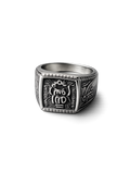 Sacred Om Signet Ring – Sterling Silver Spiritual Ring