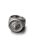 Royal Lion Signet Ring – Sterling Silver King of Beasts Ring