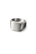 Classic Square Signet Ring – Sterling Silver Minimalist Signet Ring