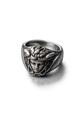 Medusa Signet Ring – Sterling Silver Greek Mythology Ring