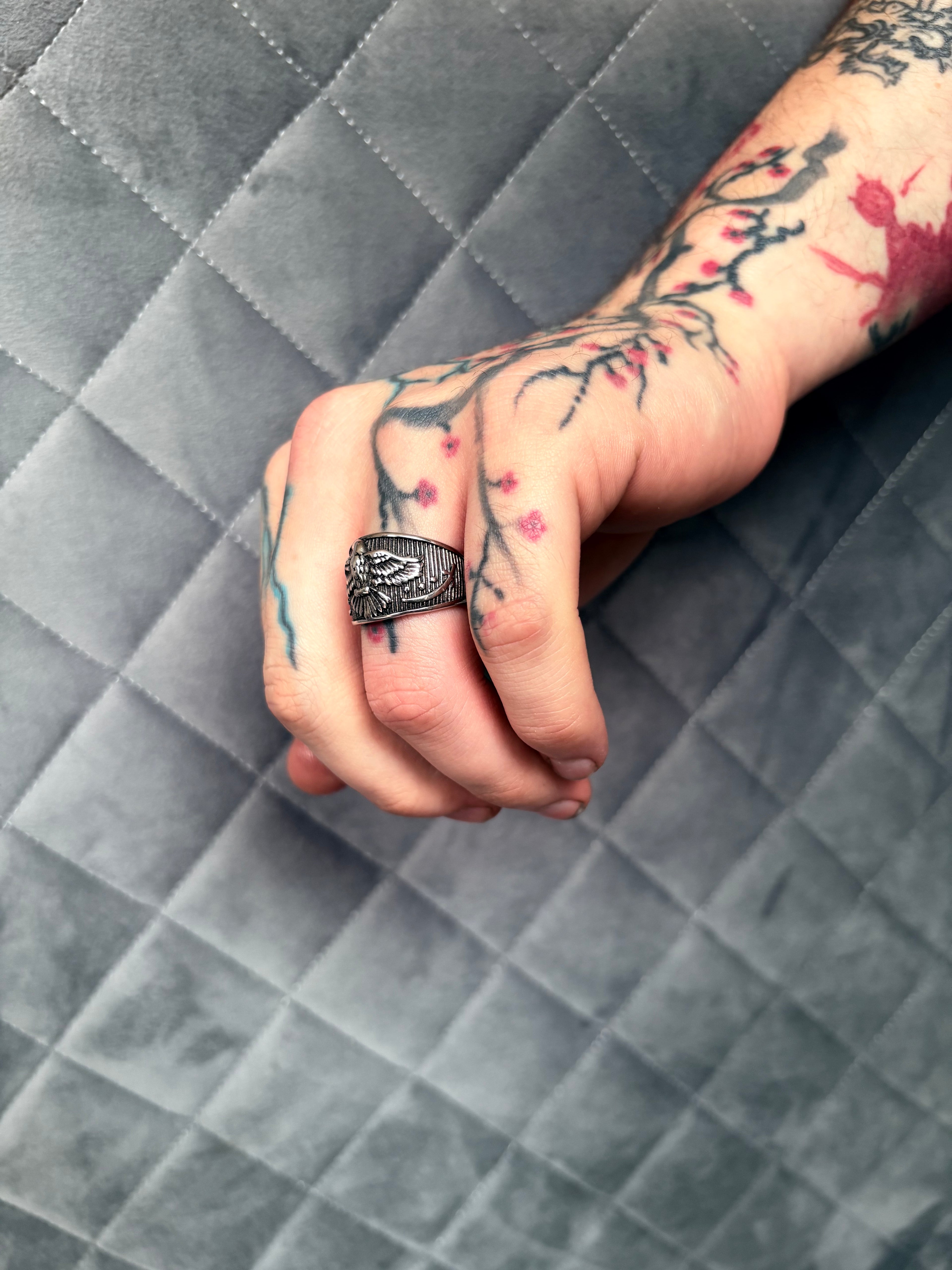 Eagle Signet Ring – Sterling Silver Freedom & Strength Ring