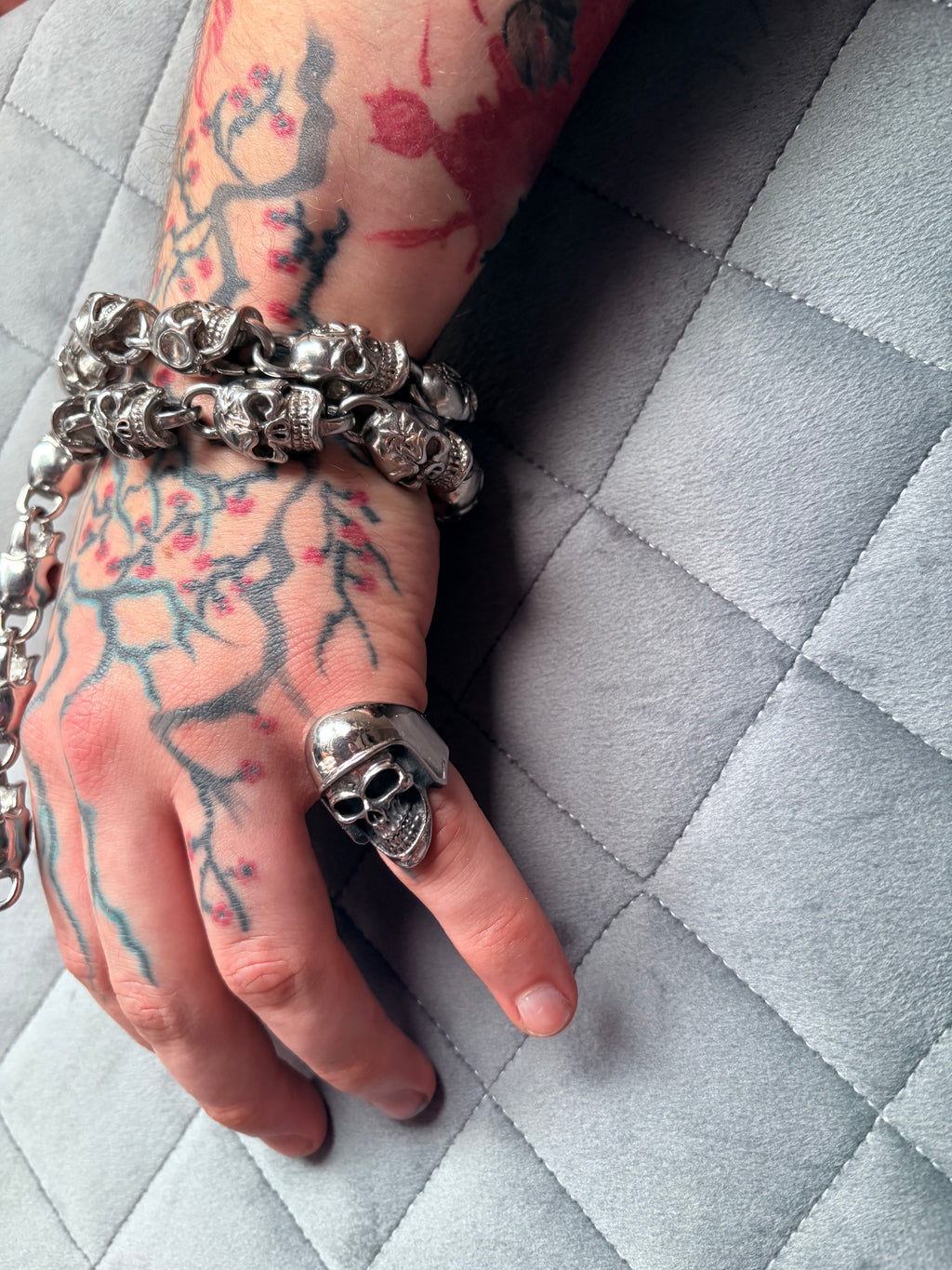 Outlaw Skull Ring