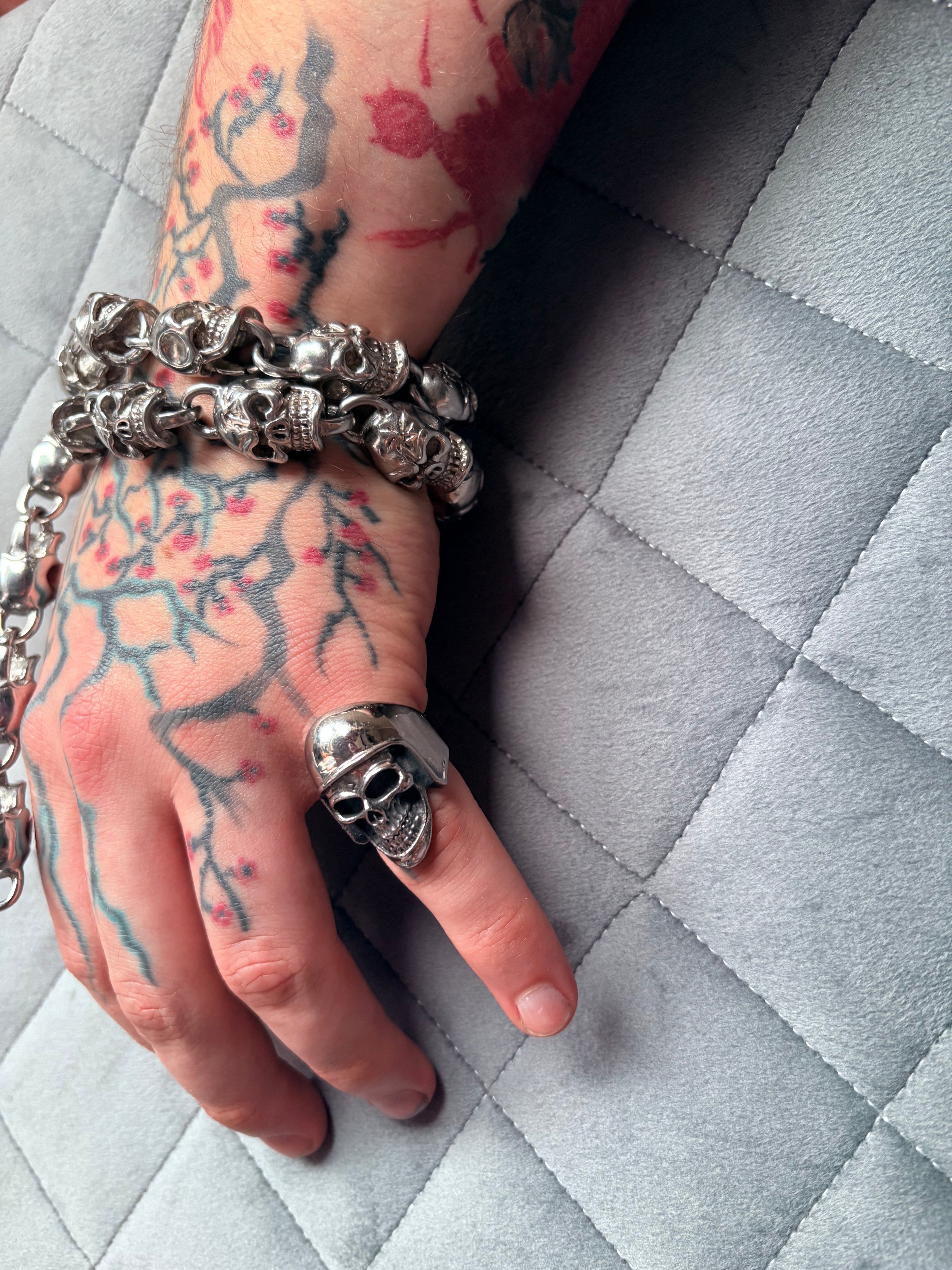Outlaw Skull Ring